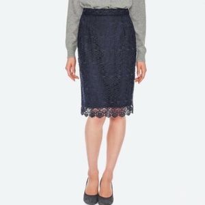 Uniqlo Lace Pencil Skirt